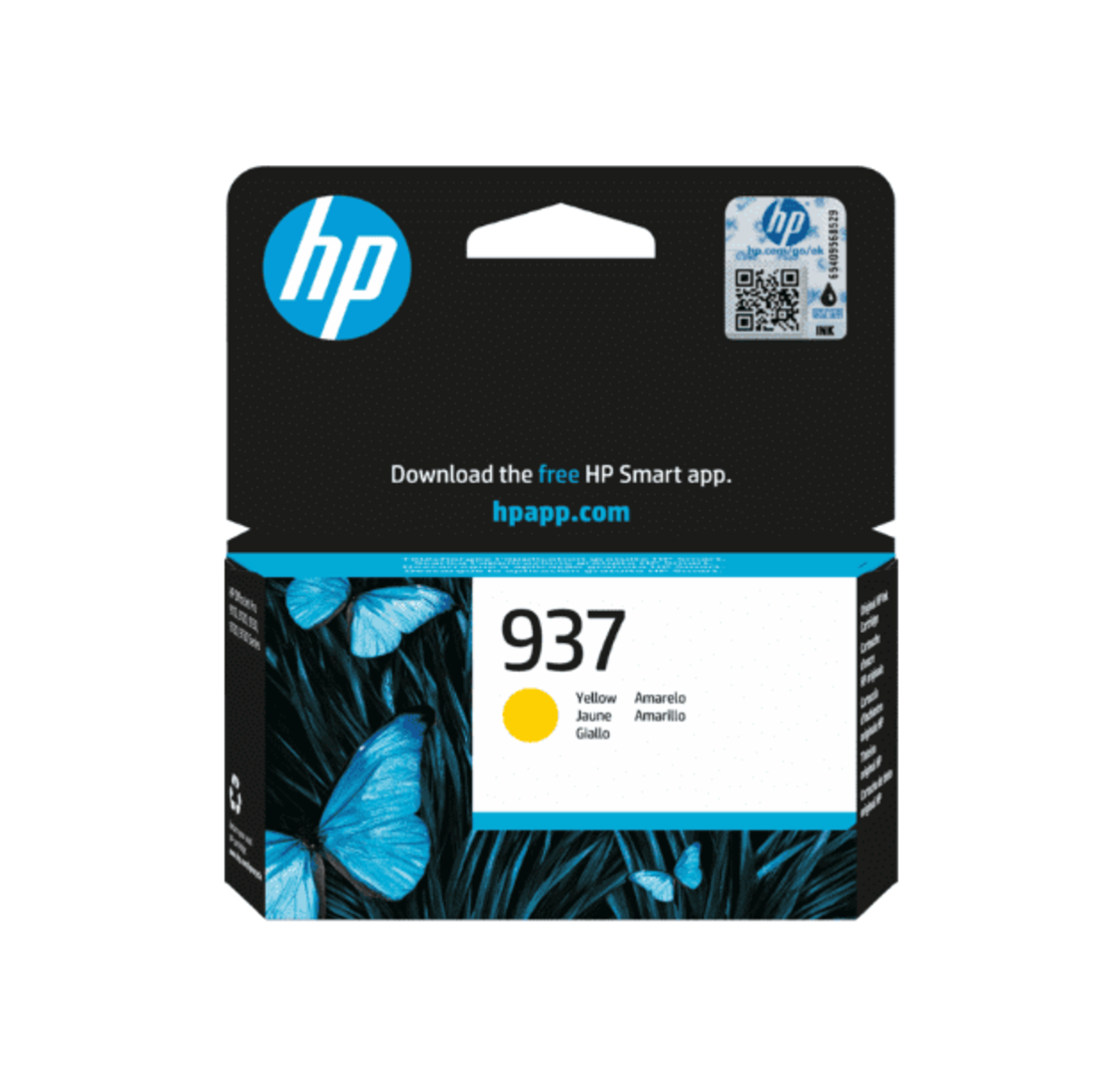 ראש דיו צהוב מקורי Hp 937 y