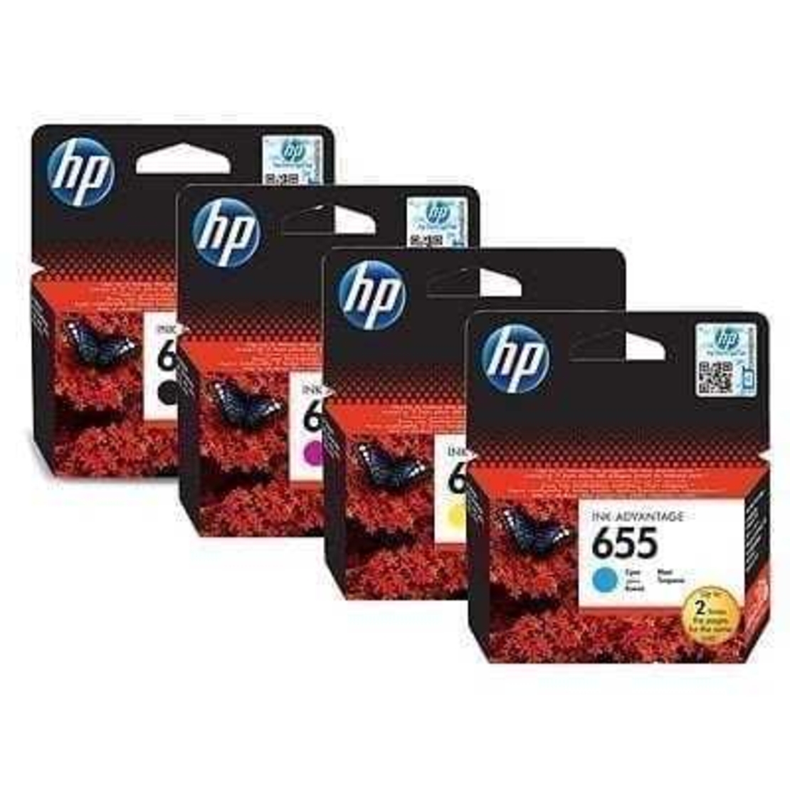 סט ראשי דיו מקורי HP 655