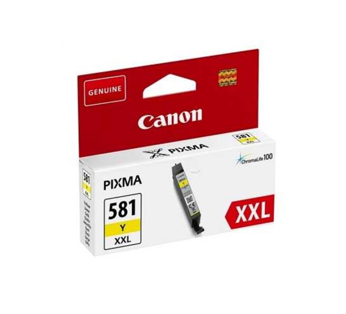 ראש דיו צהוב מקורי canon cli581xxly