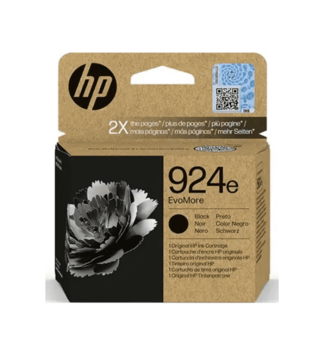 ראש דיו שחור מקורי HP 924E 4K0V0NE