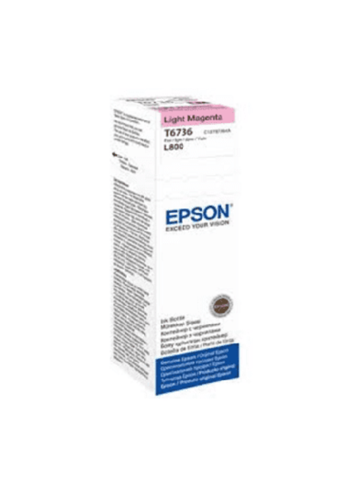 מכל דיו מקורי EPSON T6736 LIGHT MAGENTA