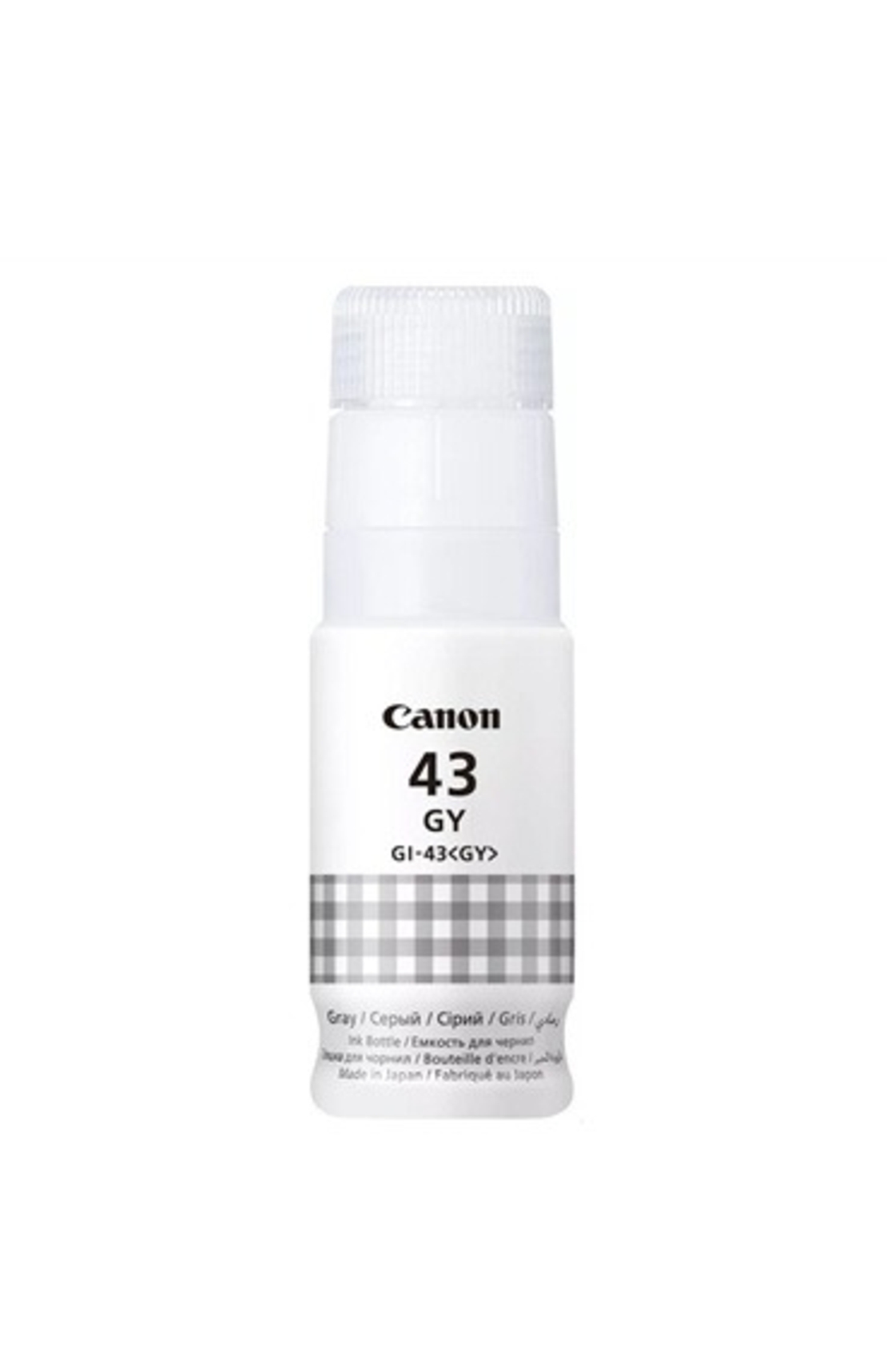 מיכל דיו אפור מקורי Canon gi43 GY