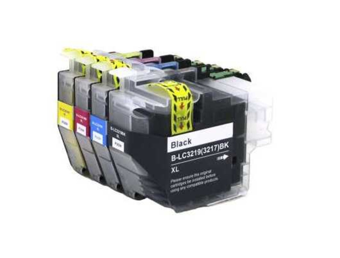 סט ראשי דיו תואמים brother lc3219xl