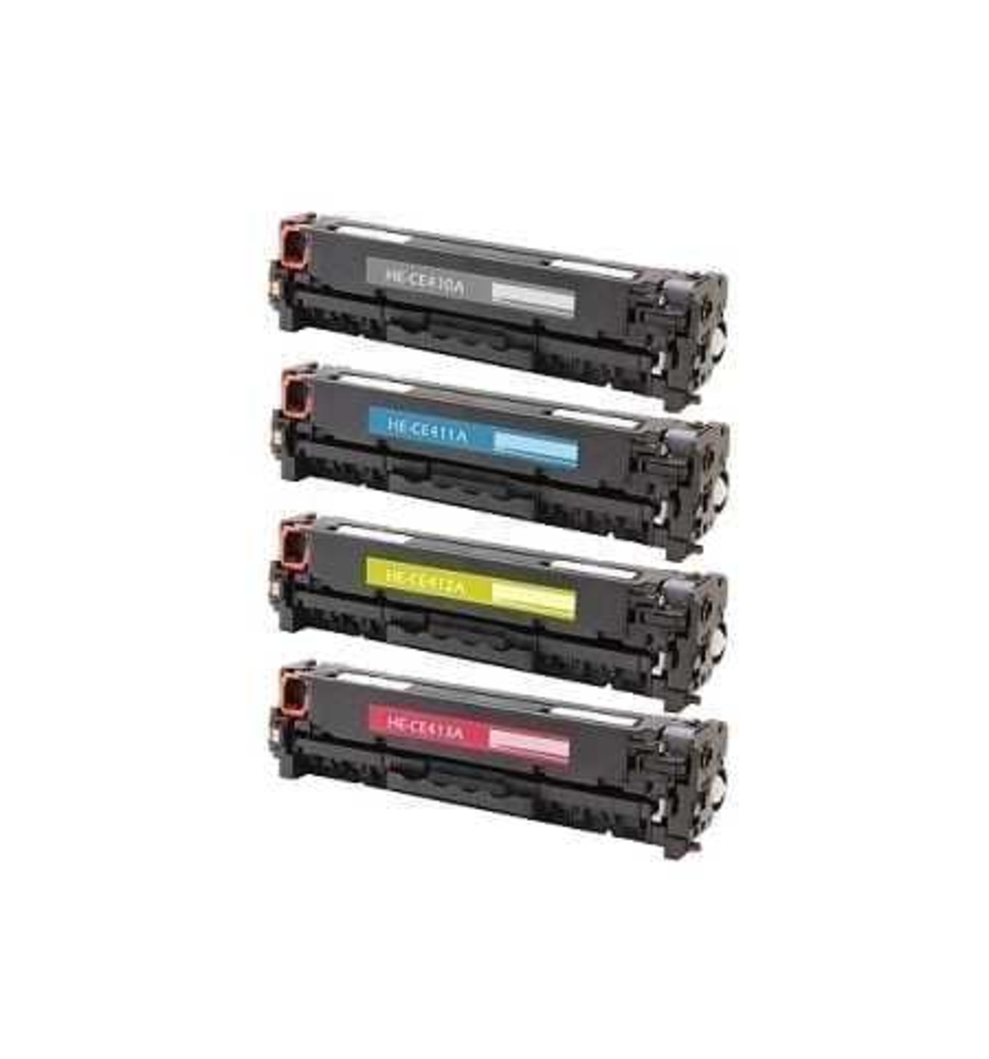סט טונרים תואמים hp 305a ce410x/ce411a/ce412a/ce413a
