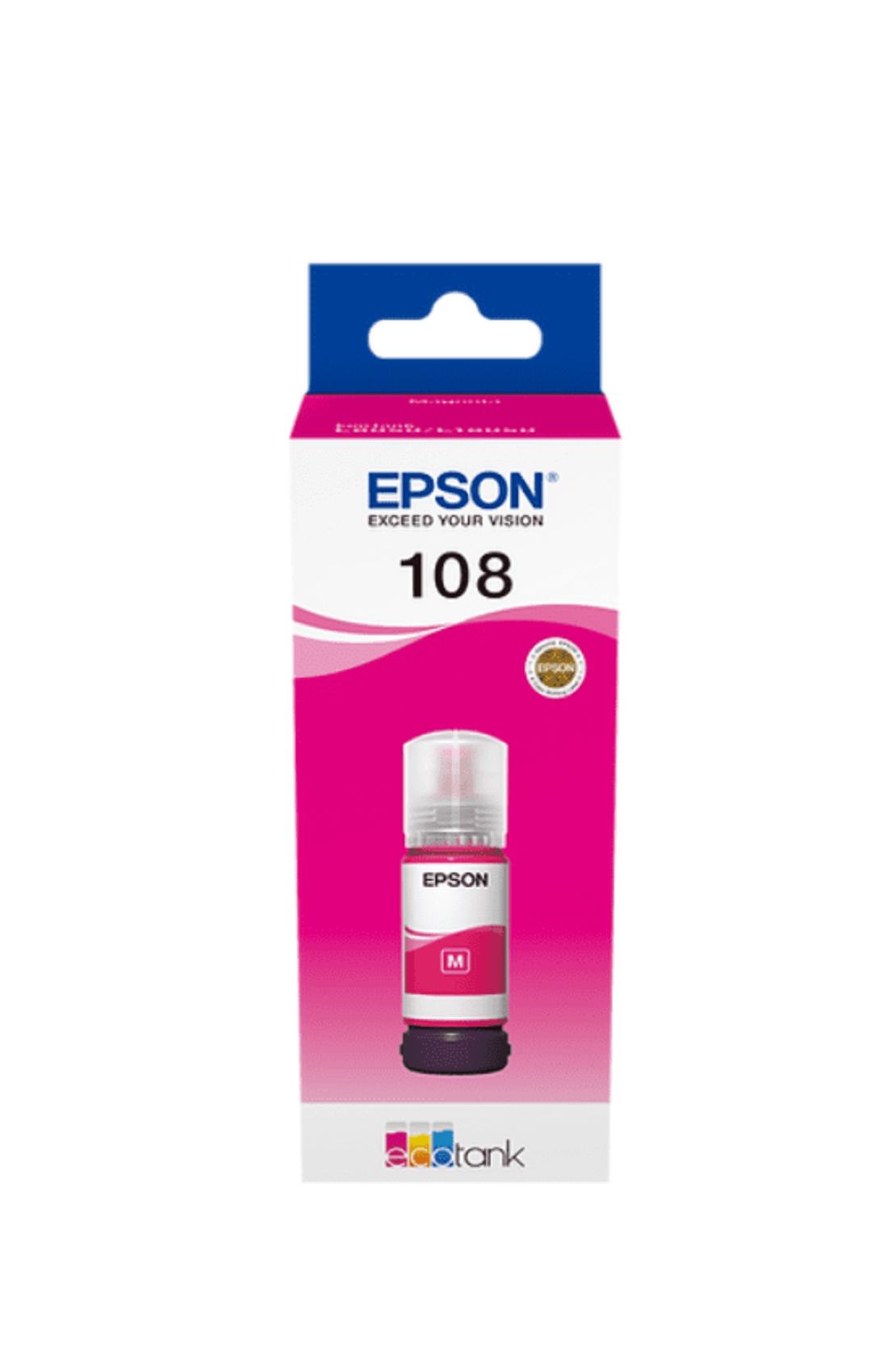 מיכל דיו אדום מקורי EPSON 108 C13T09C34A