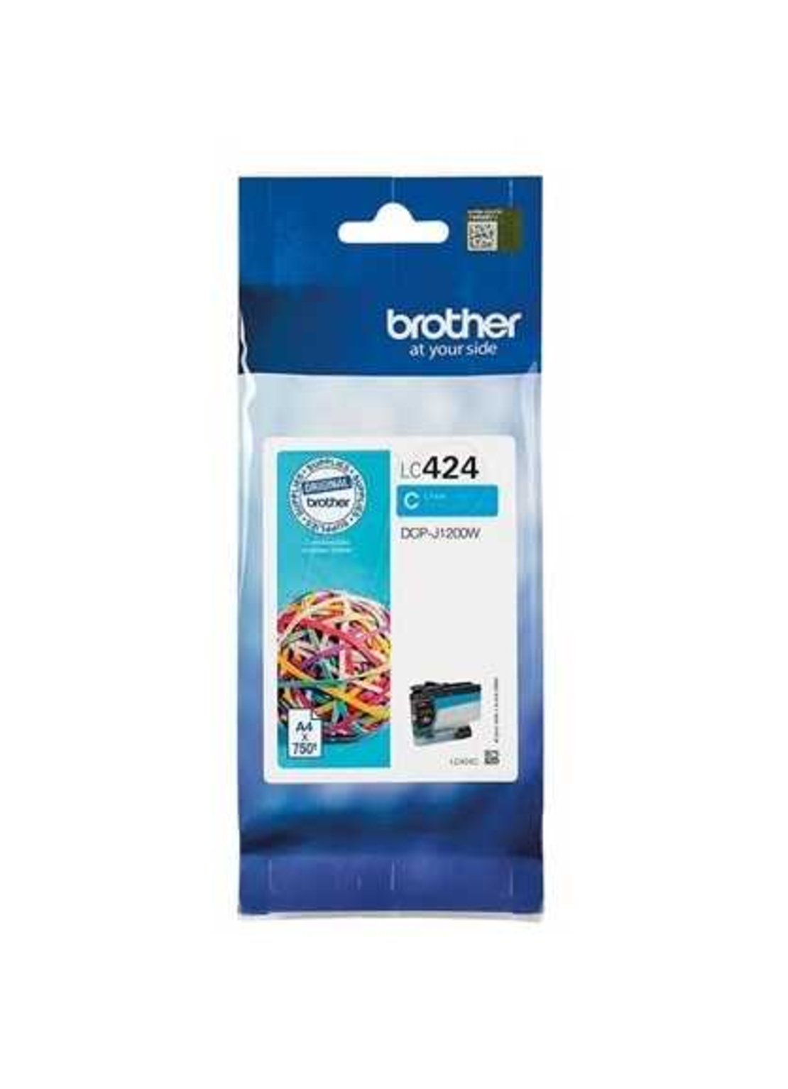 דיו כחול מקורי brother lc424c