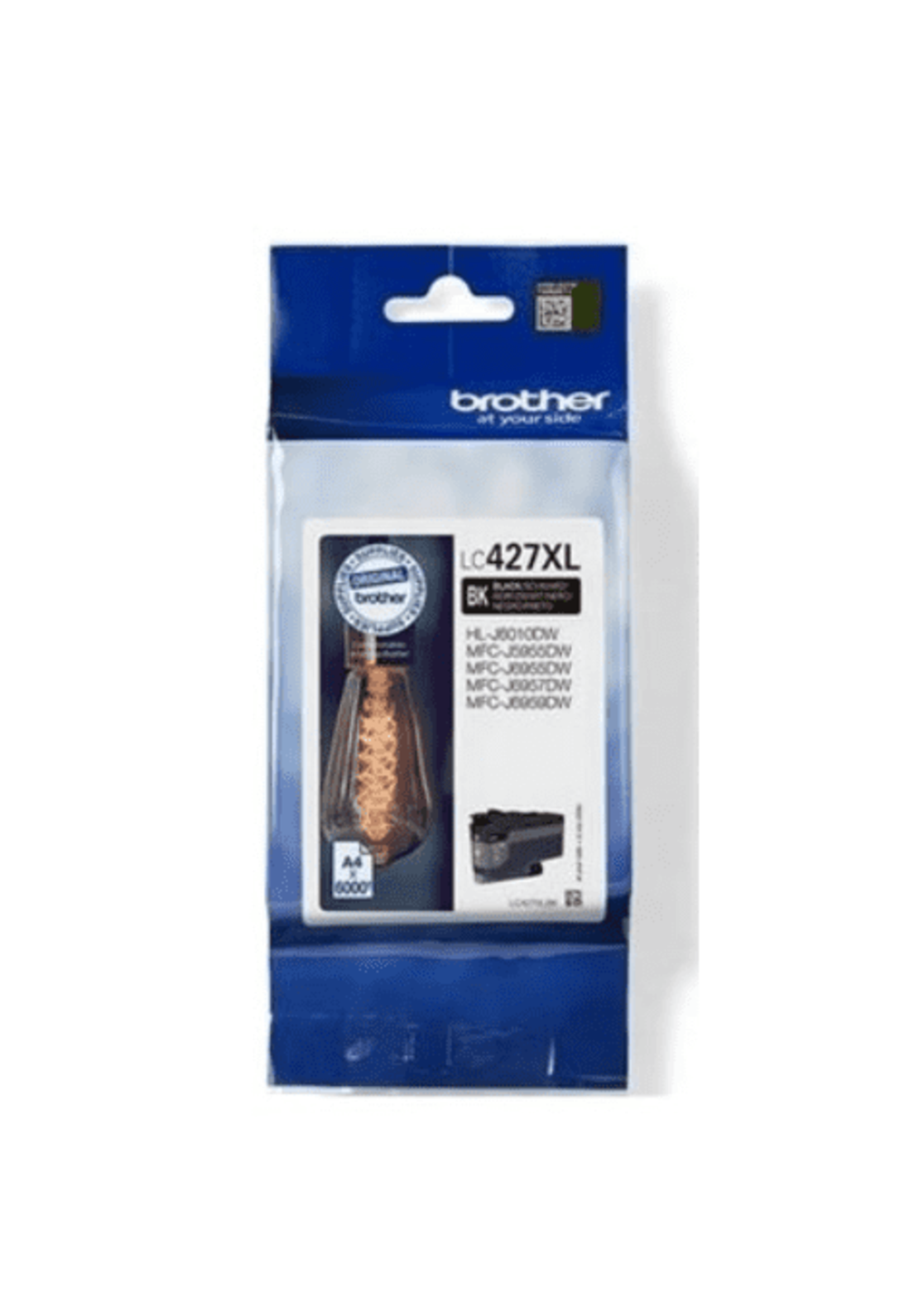 ראש דיו שחור מקורי Brother LC427 XL BK