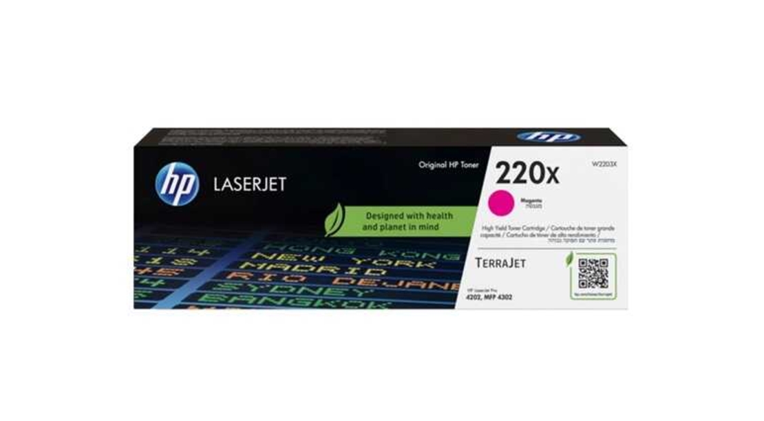 טונר אדום מקורי HP 220X W2203X
