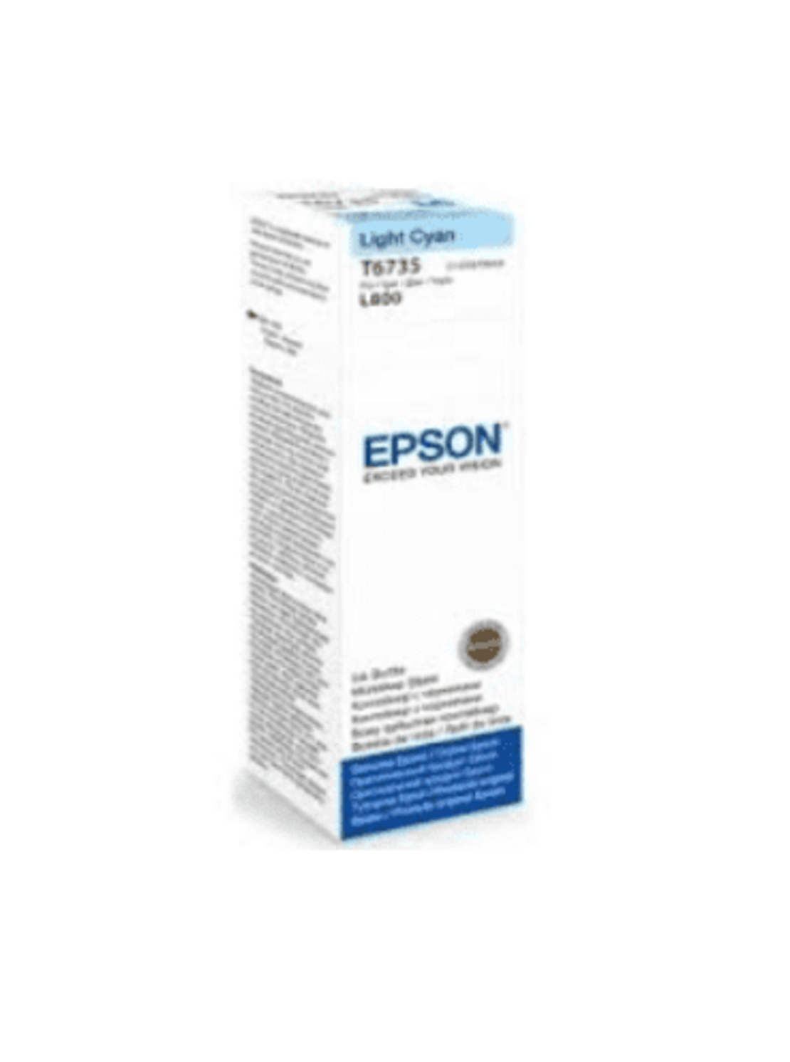 מכל דיו מקורי EPSON T6735 LIGHT CYAN