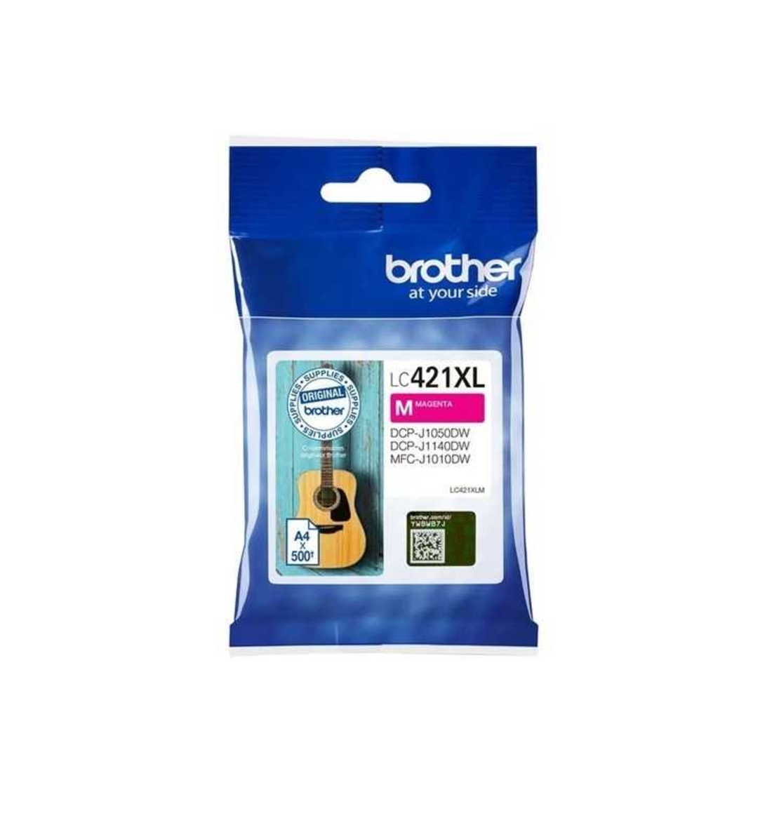 ראש דיו אדום מקורי brother lc421xl m