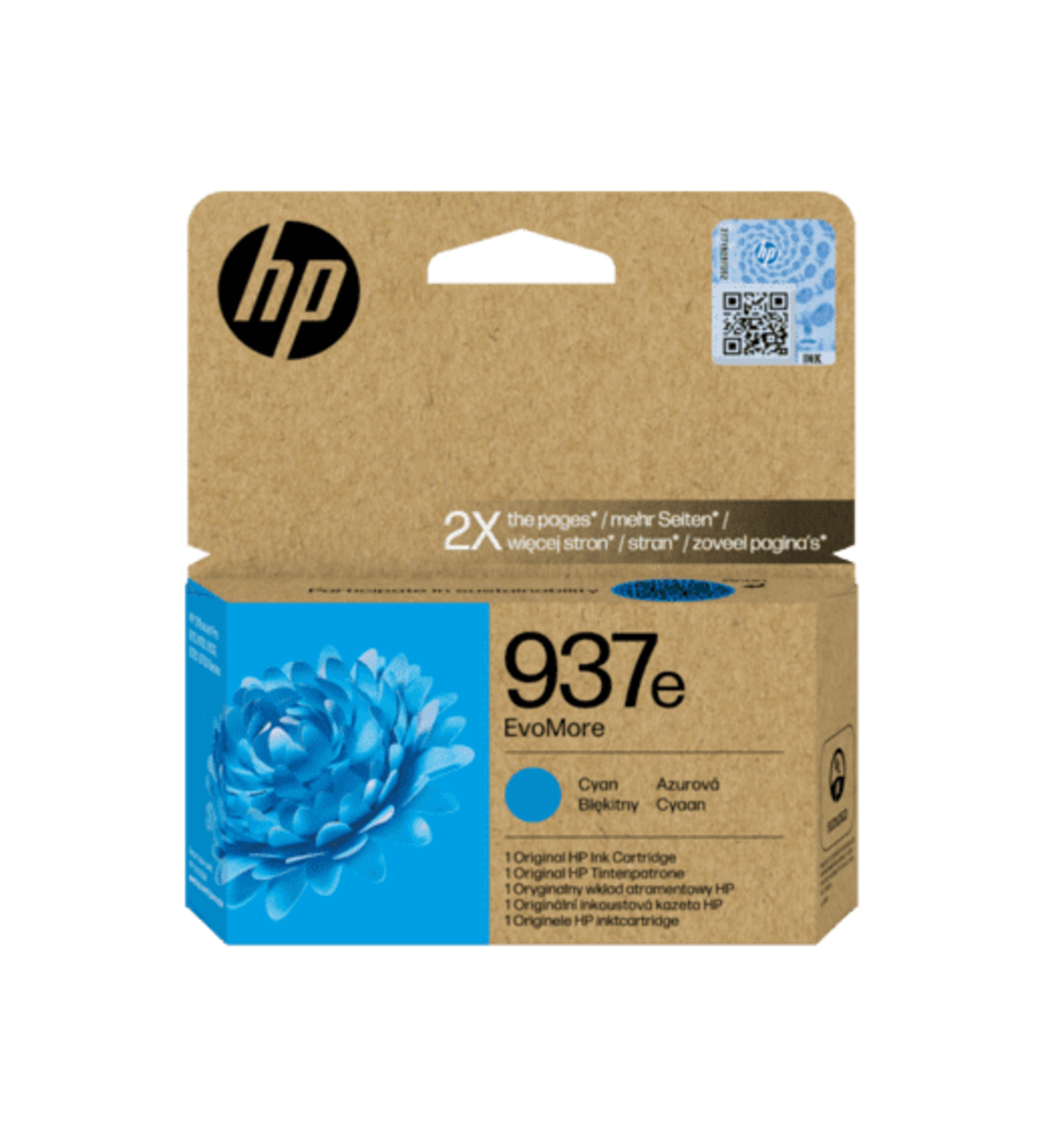 ראש דיו כחול מקורי Hp 937e C