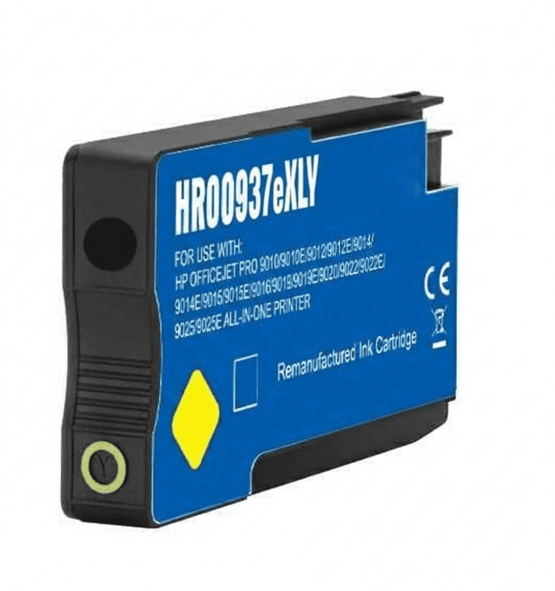 ראש דיו צהוב תואם Hp 937e y