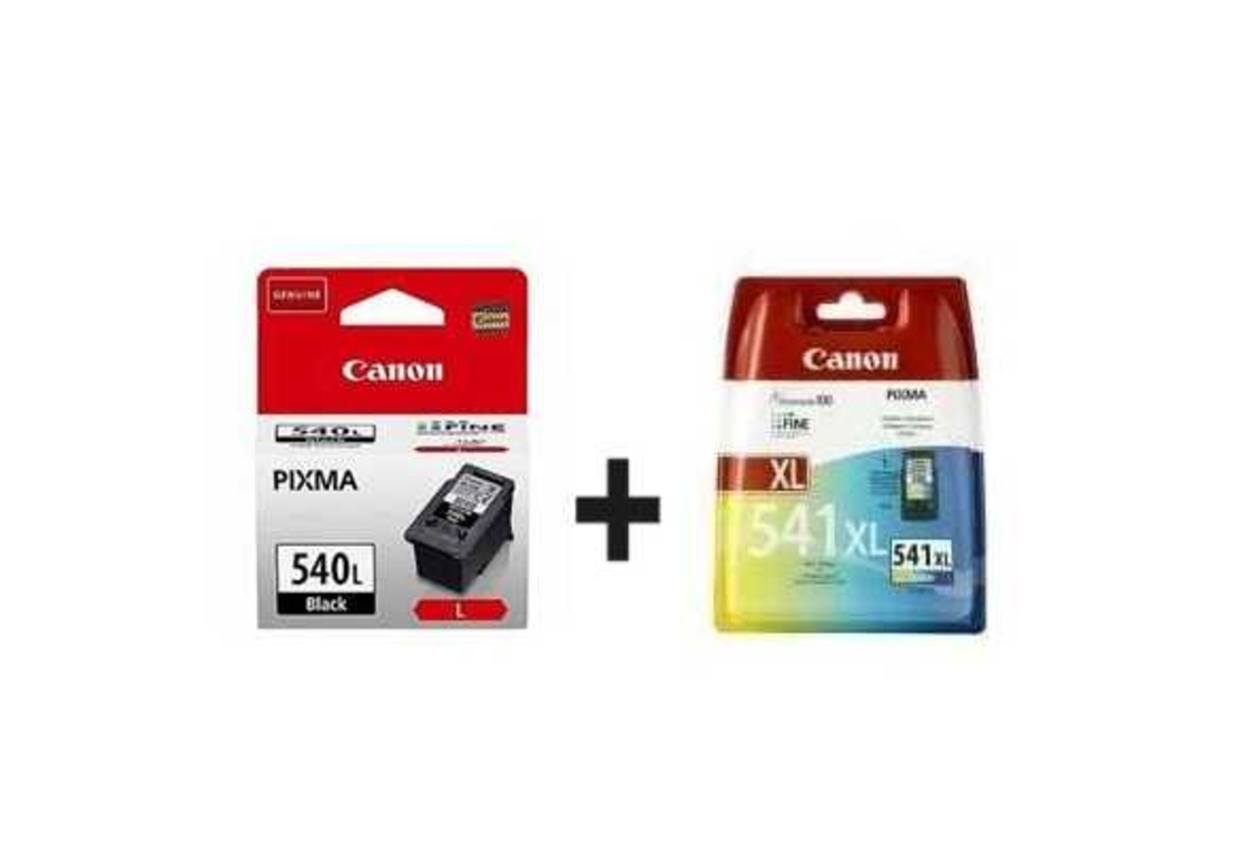 זוג ראשי דיו מקוריים: canon pg540L+cl541XL