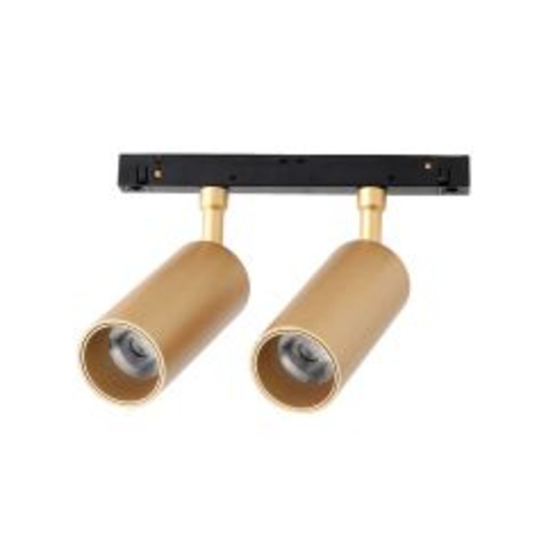 גוף תאורה ספוט מתכוונן מגנטאור 2X5W זהב אור חם