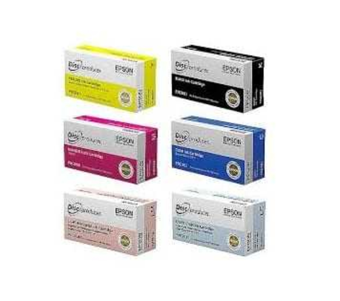סט 6 מחסני דיו מקוריים EPSON PP-100