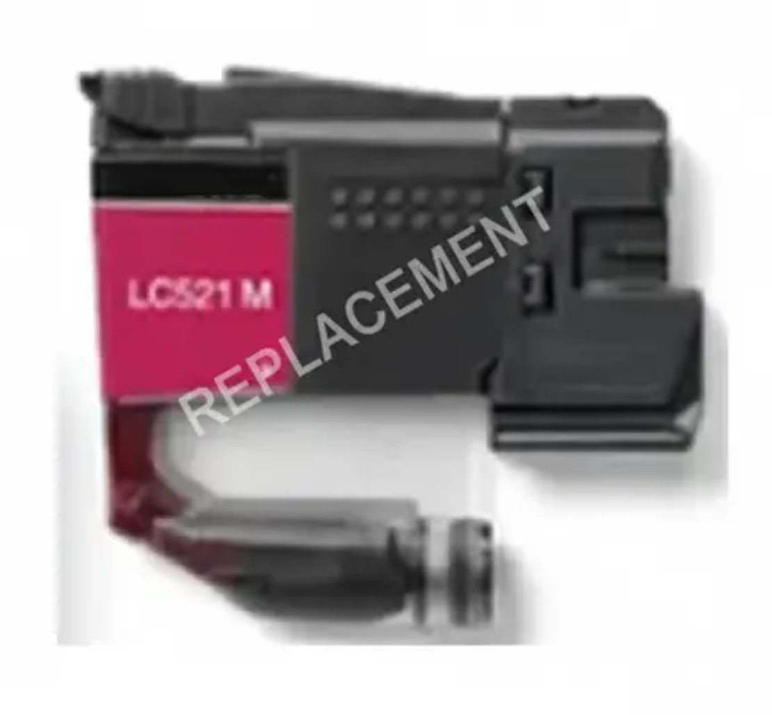 ראש דיו אדום תואם brother lc521m