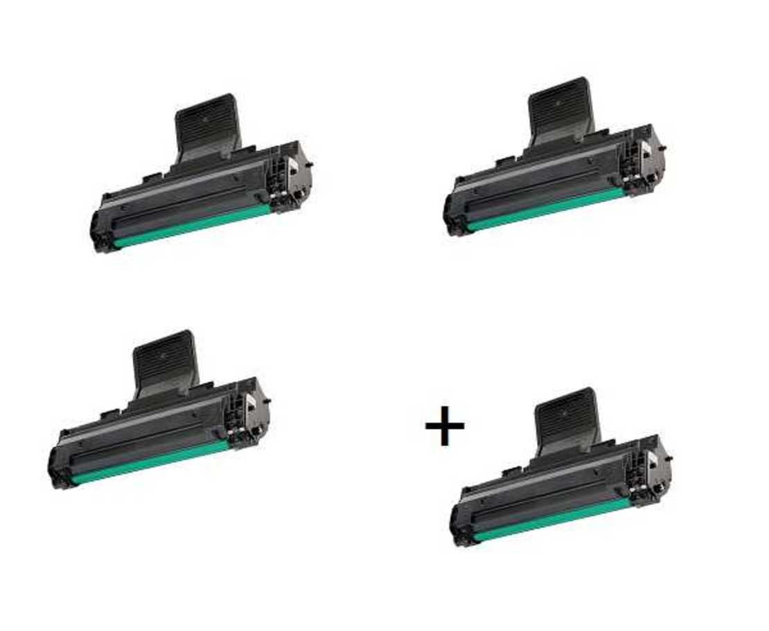 קנה 3 טונרים תואמים samsung mltd108s + טונר תואם נוסף חינם