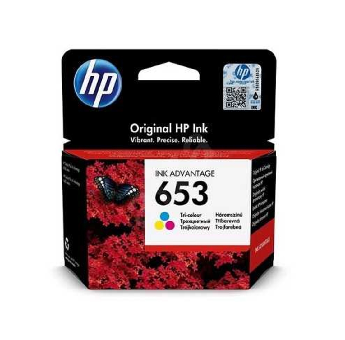 ראש דיו צבעוני מקורי HP 653 3YM74AE
