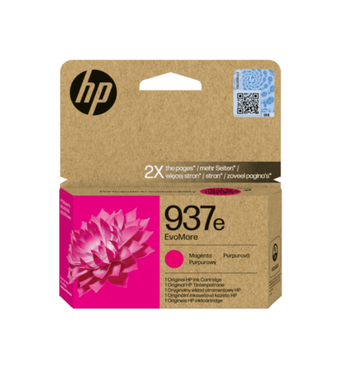 ראש דיו אדום מקורי Hp 937e m