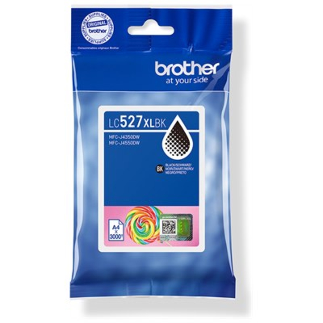 ראש דיו שחור מקורי brother lc527XLbk
