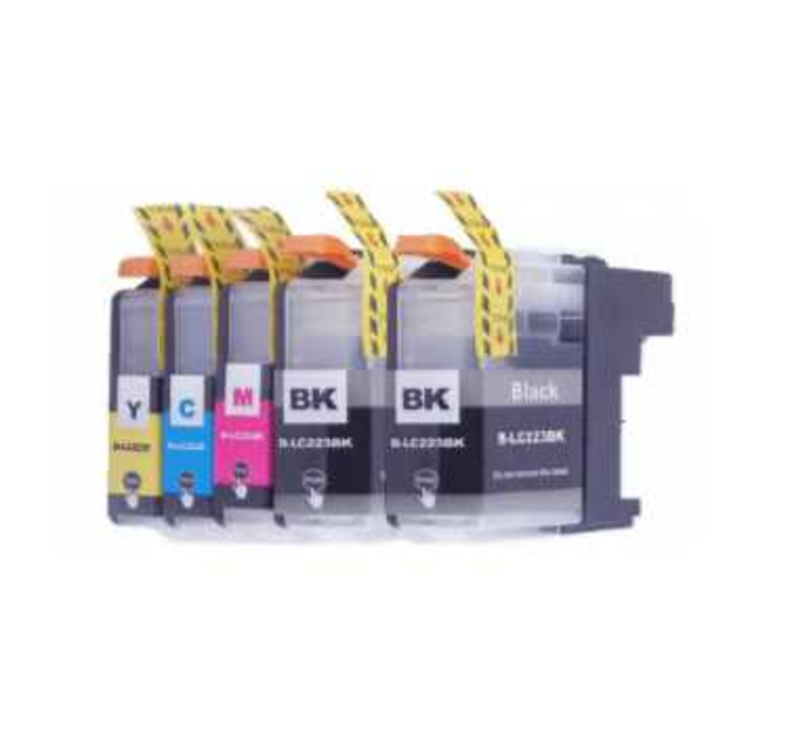 סט ראשי דיו תואמים lc123 + ראש דיו שחור נוסף