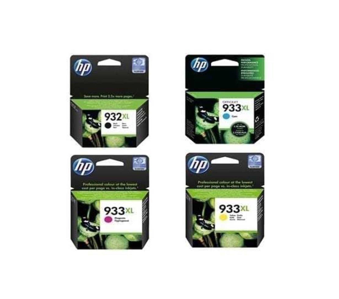 סט ראשי דיו מקורי HP 932XL/933XL