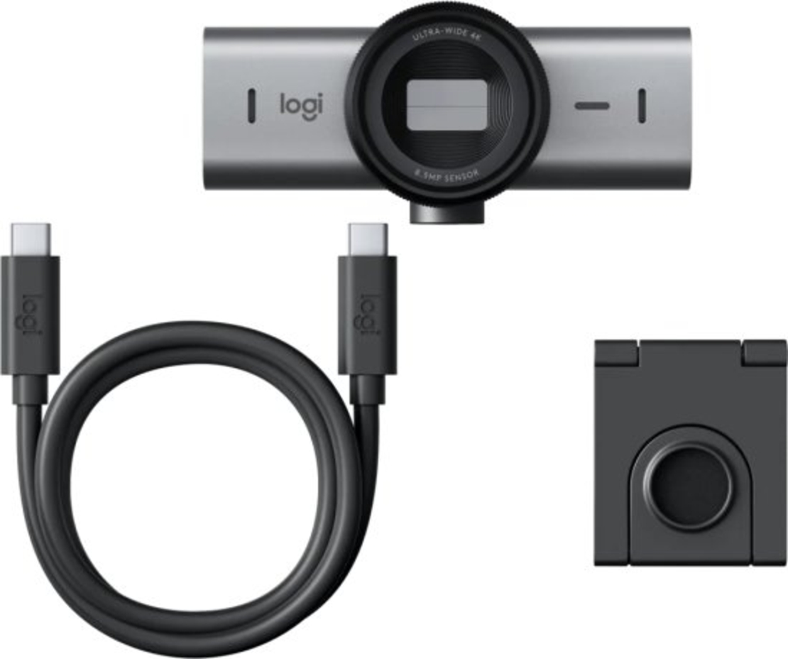 מצלמת רשת Logitech MX Brio 4K Ultra HD - צבע Graphite