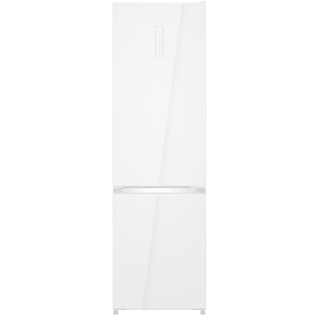 מקרר מקפיא תחתון קו אפס 405 ליטר Electra EL49GW Kitchen Fit Metal Cooling עם מדחס Inverter - גימור זכוכית לבנה