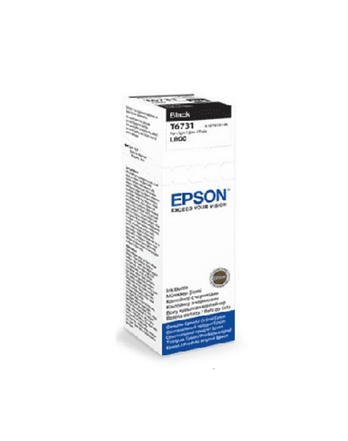 מכל דיו מקורי שחור EPSON T6731 BK