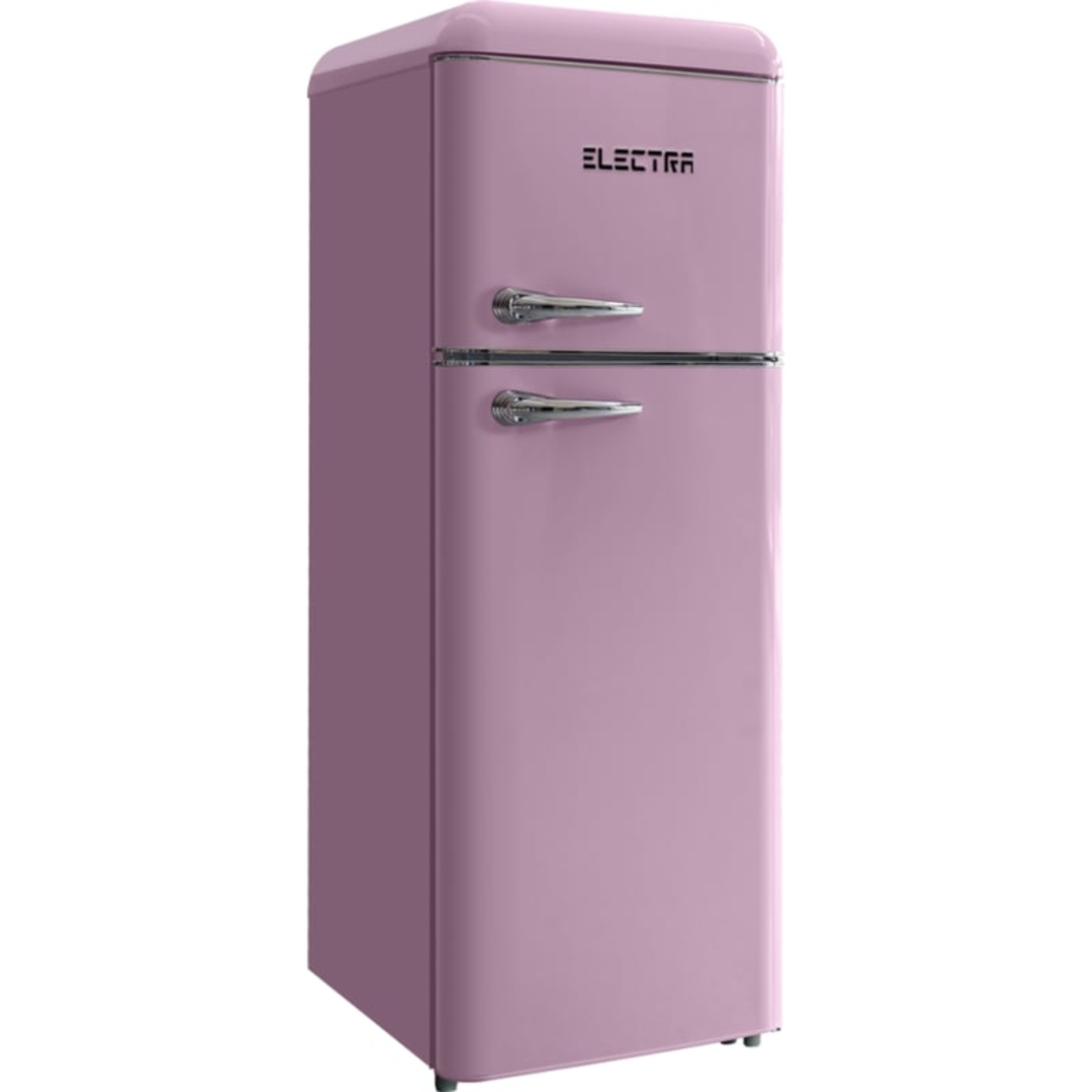 מקרר מקפיא עליון רטרו 208 ליטר Electra ELR210P - גימור ורוד