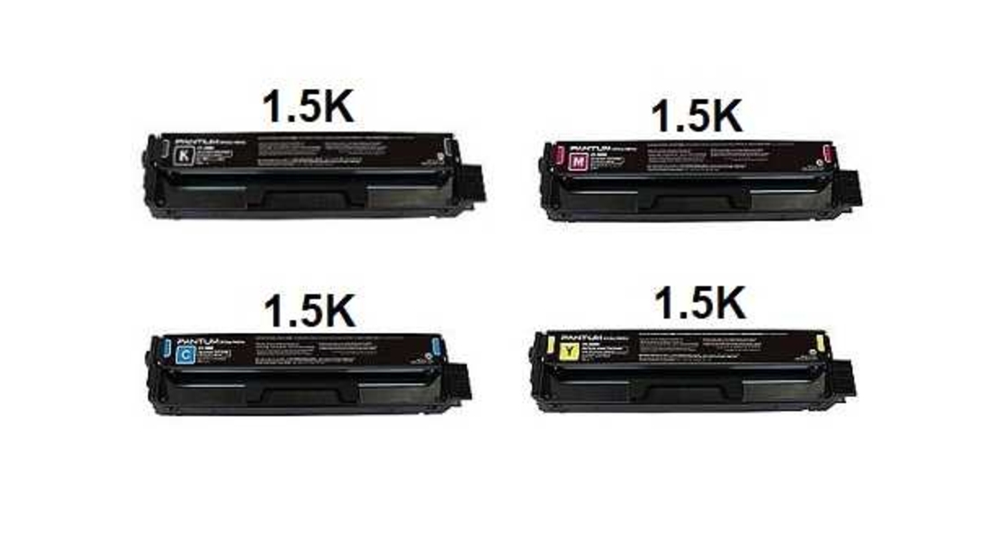 סט 4 טונרים מקורי PANTUM CTL2000K/C/Y/M 1.5K