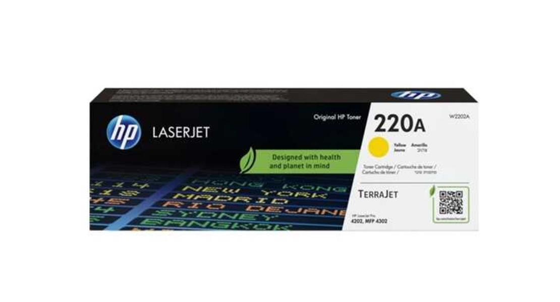 טונר צהוב מקורי HP 220A W2202A