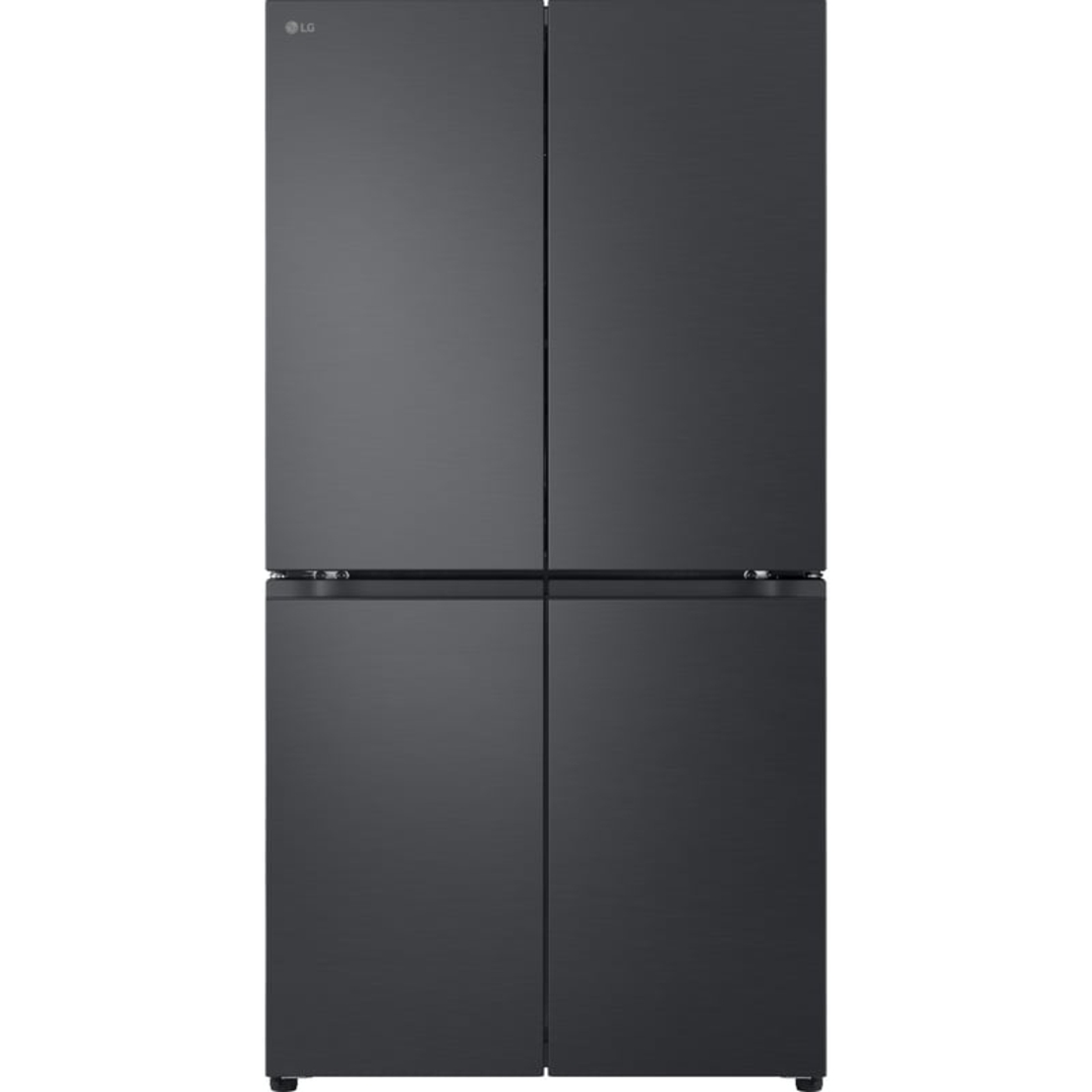 מקרר 4 דלתות מקפיא תחתון 872 ליטר LG GR-929B עם התקן שבת מובנה - צבע נירוסטה מושחרת