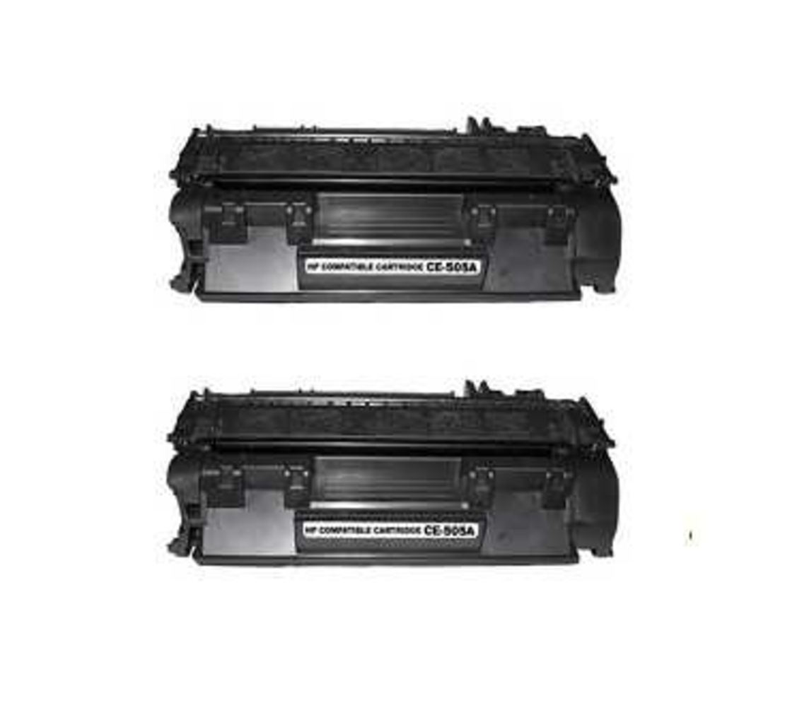 2 טונרים HP ce505a 05a