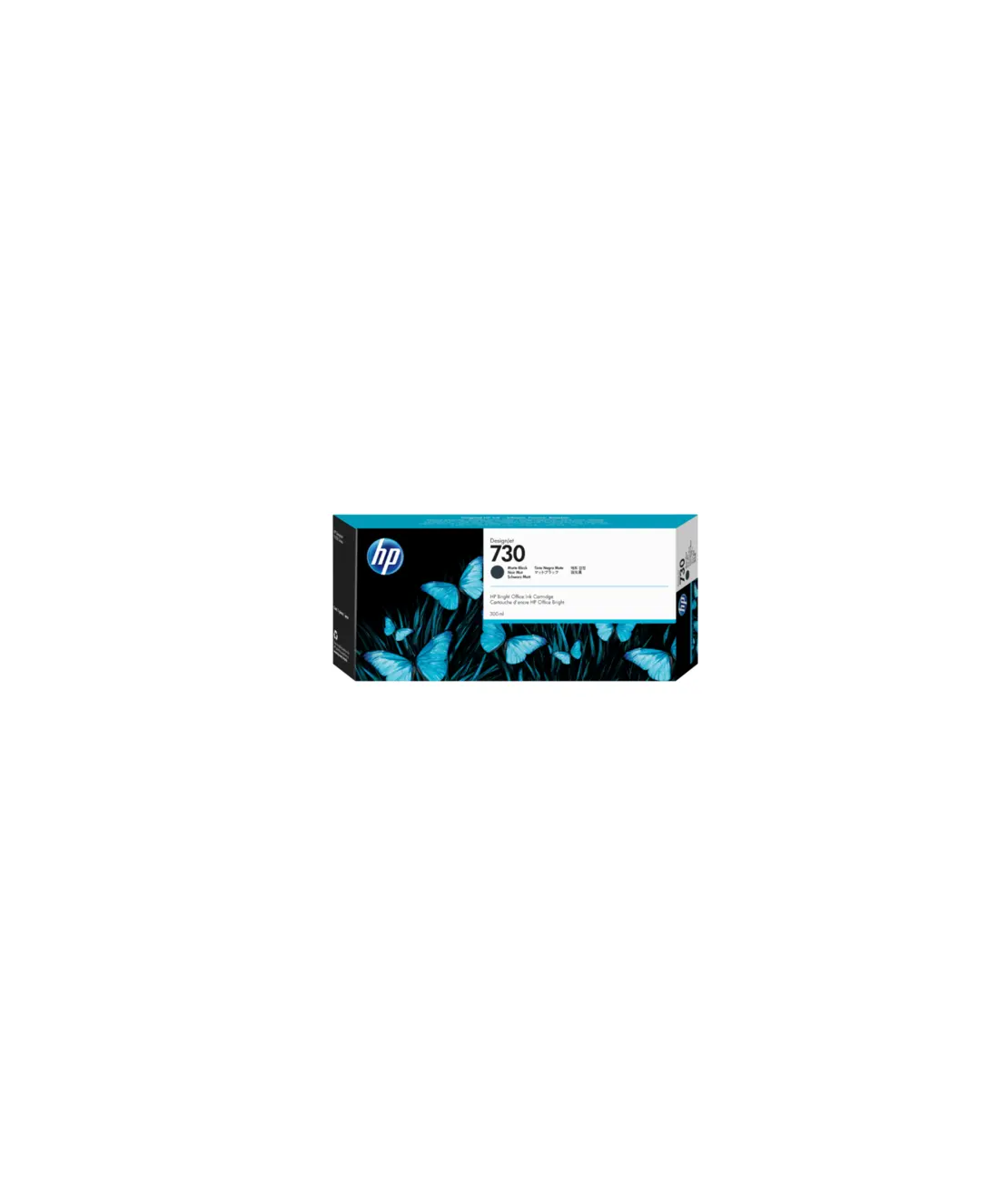 דיו מקורי HP 730 Matte Black שחור מט 300 מ״ל – P2V71A
