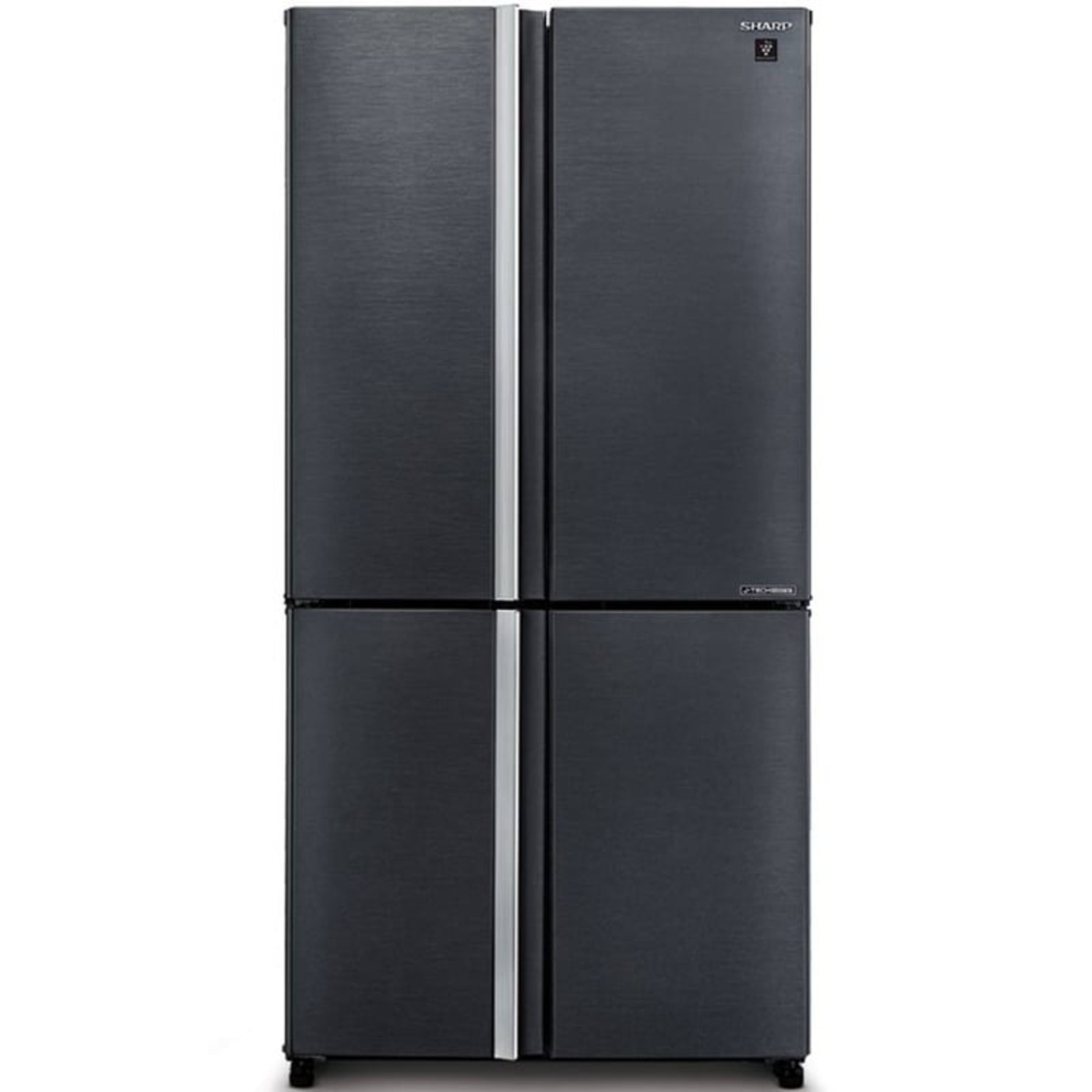 מקרר 4 דלתות מקפיא תחתון 572 ליטר נטו Sharp SJ-FFE89-SL - גימור נירוסטה מושחרת
