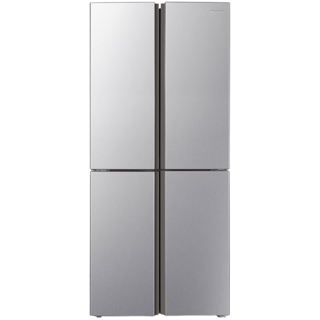 מקרר 4 דלתות מקפיא תחתון 427 ליטר נטו Hisense RQ57S - גימור נירוסטה