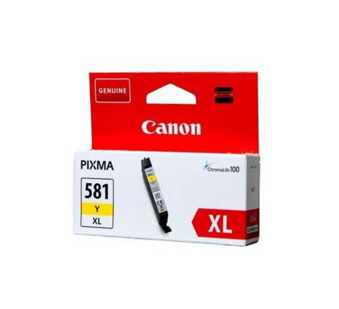 ראש דיו צהוב מקורי canon cli581xly