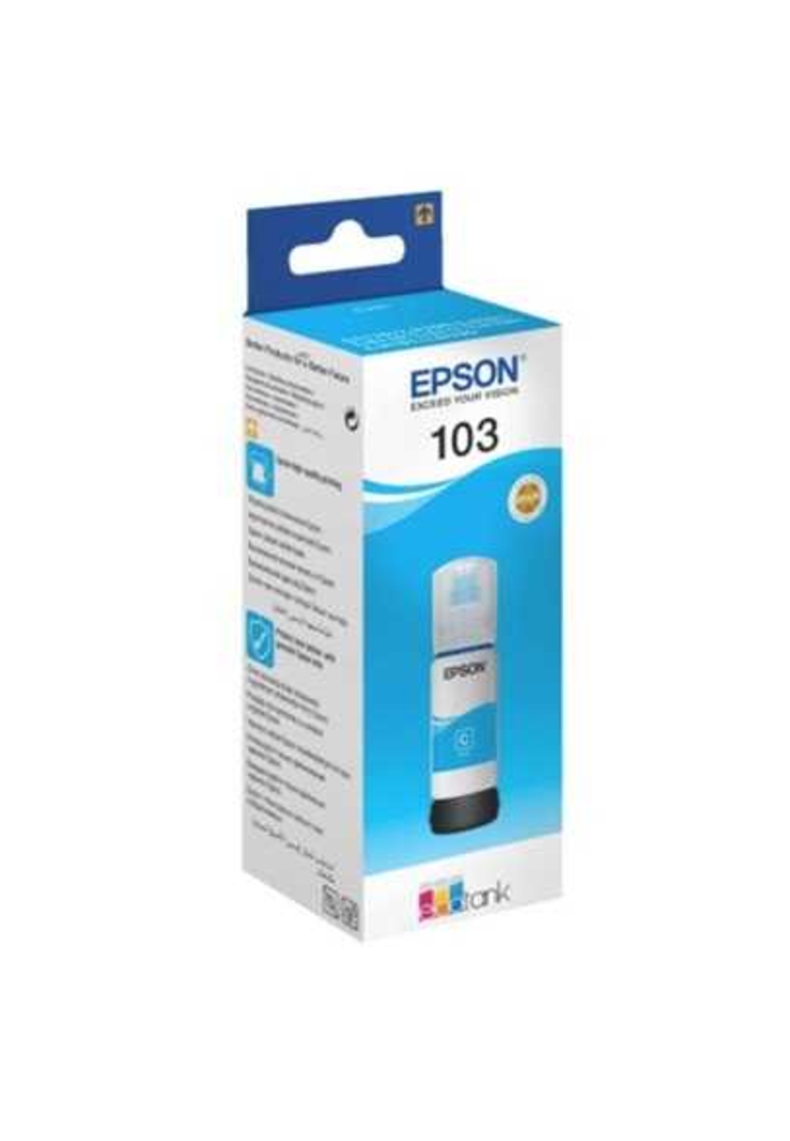 מיכל דיו כחול מקורי Epson 103 C13T00S24A
