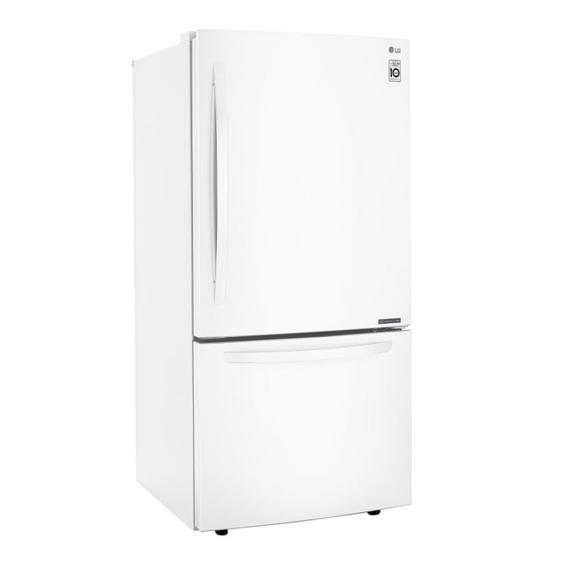 מקרר מקפיא תחתון 720 ליטר נטו LG GM859RWCE עם התקן שבת מובנה - גימור לבן