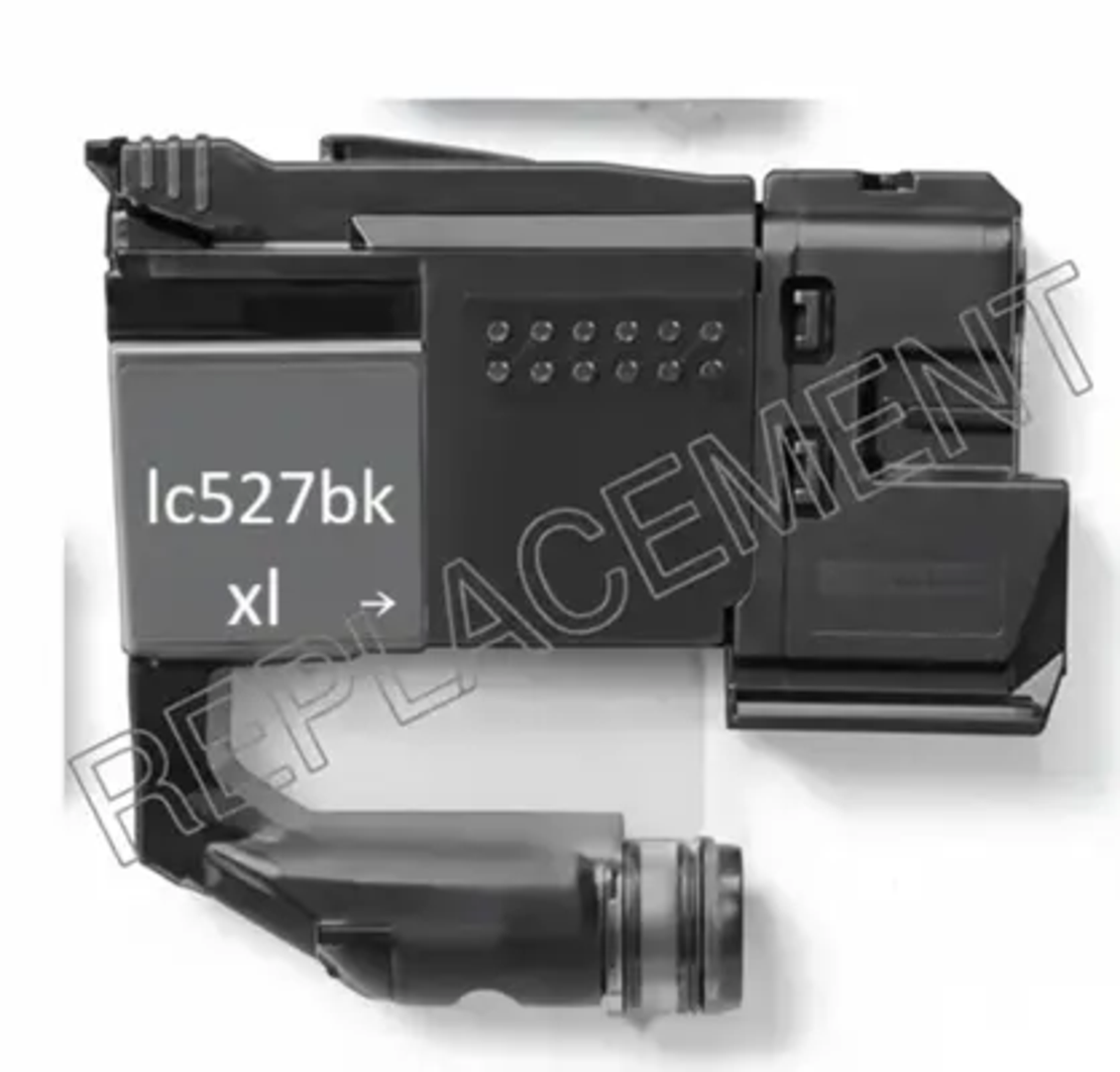 ראש דיו שחור תואם brother lc527XLbk