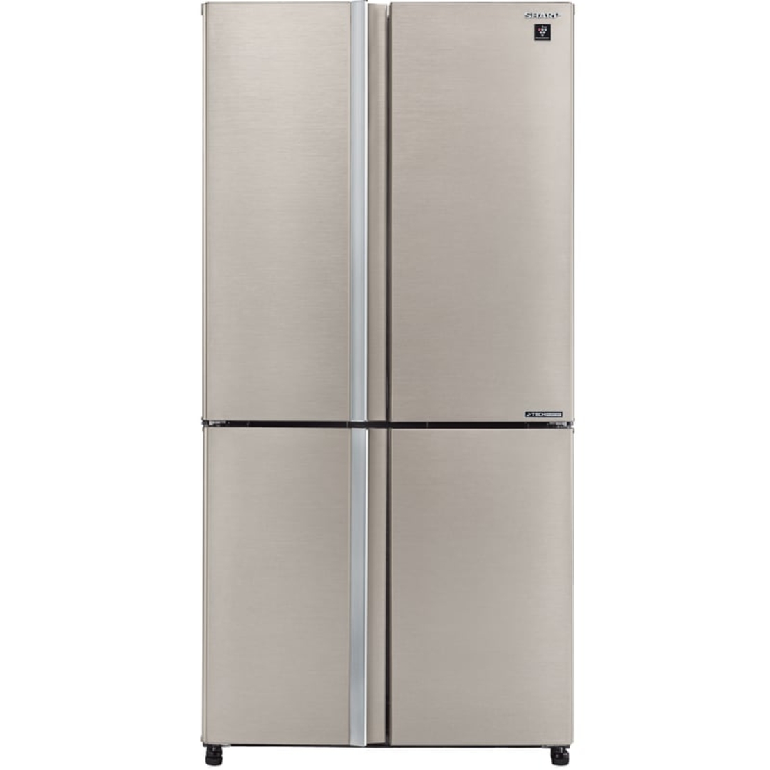 מקרר 4 דלתות מקפיא תחתון 611 ליטר נטו Sharp SJ-FERN87V-BS - גימור נירוסטה