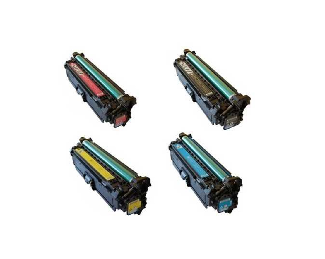 סט טונרים תואמים HP 504X ce250x/ce251a/ce252a/ce253a