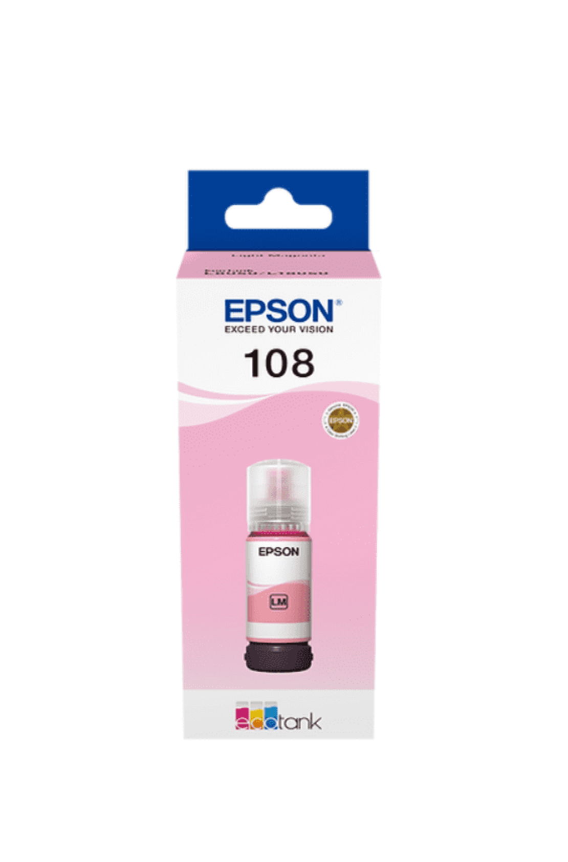 מיכל דיו אדום בהיר מקורי EPSON 108 C13T09C64A