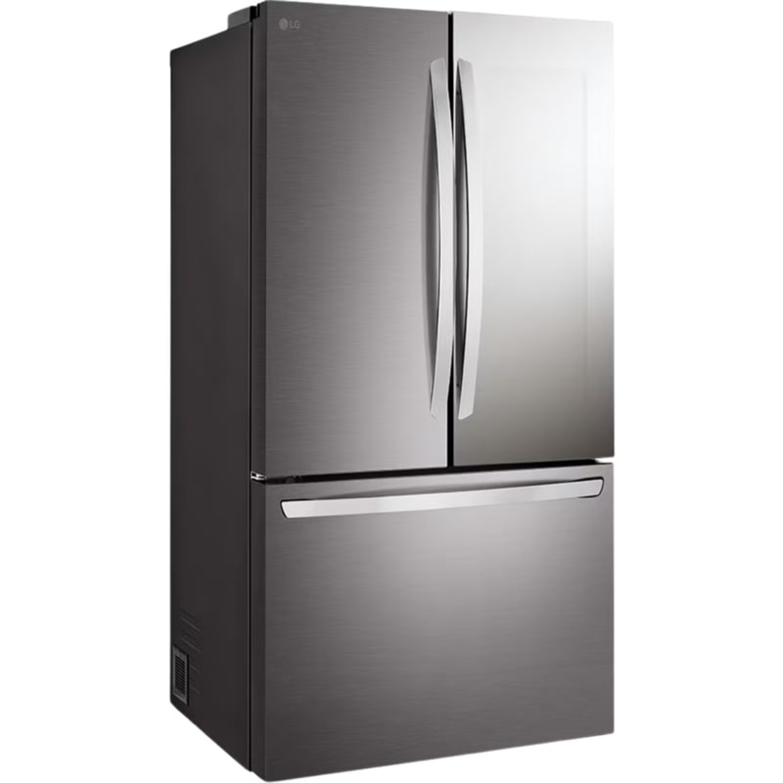 מקרר 3 דלתות מקפיא תחתון 750 ליטר LG R-3D288BINS InstaView עם התקן שבת - גימור נירוסטה מוברשת כהה
