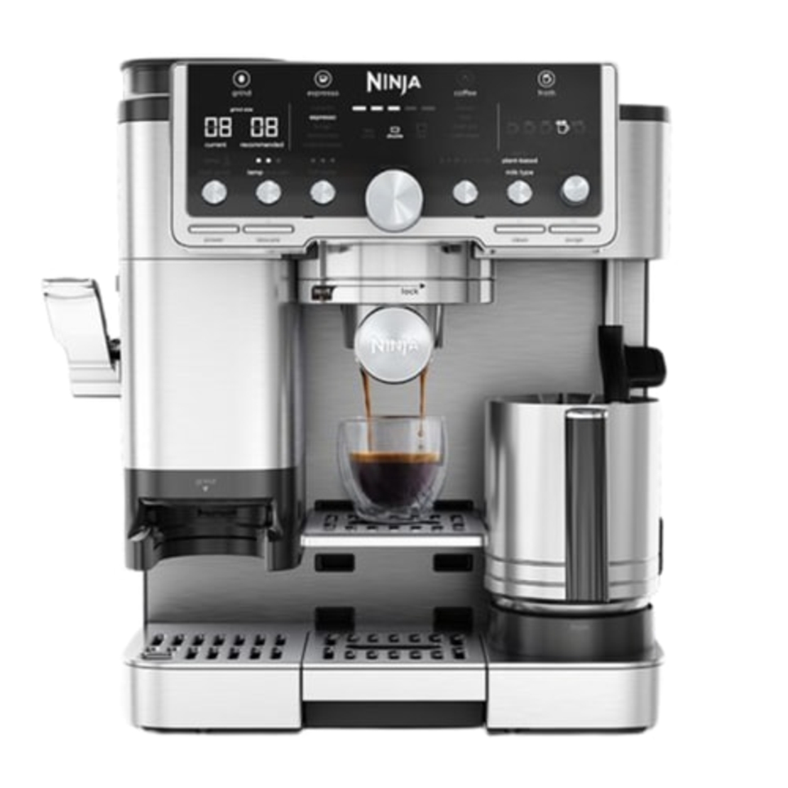 מכונת אספרסו חצי אוטומטית 3 ב-1 NINJA Luxe Cafe PRO Series ES703 - אחריות ע