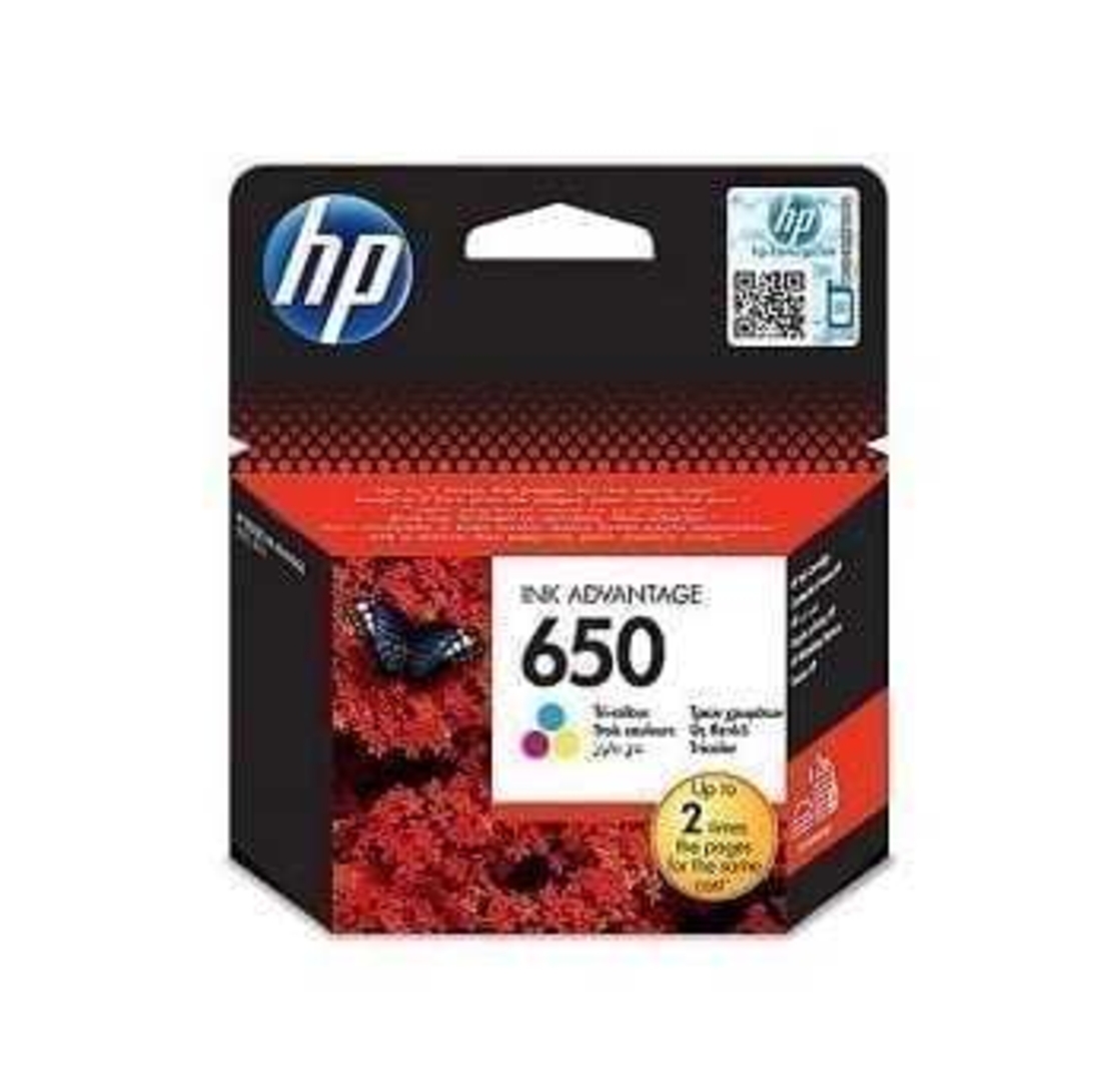 ראש דיו מקורי צבעוני HP 650