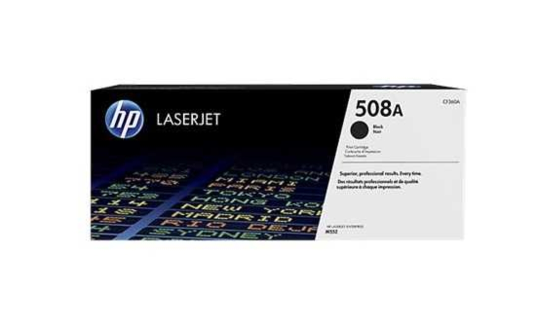 טונר שחור מקורי HP 508A CF360A
