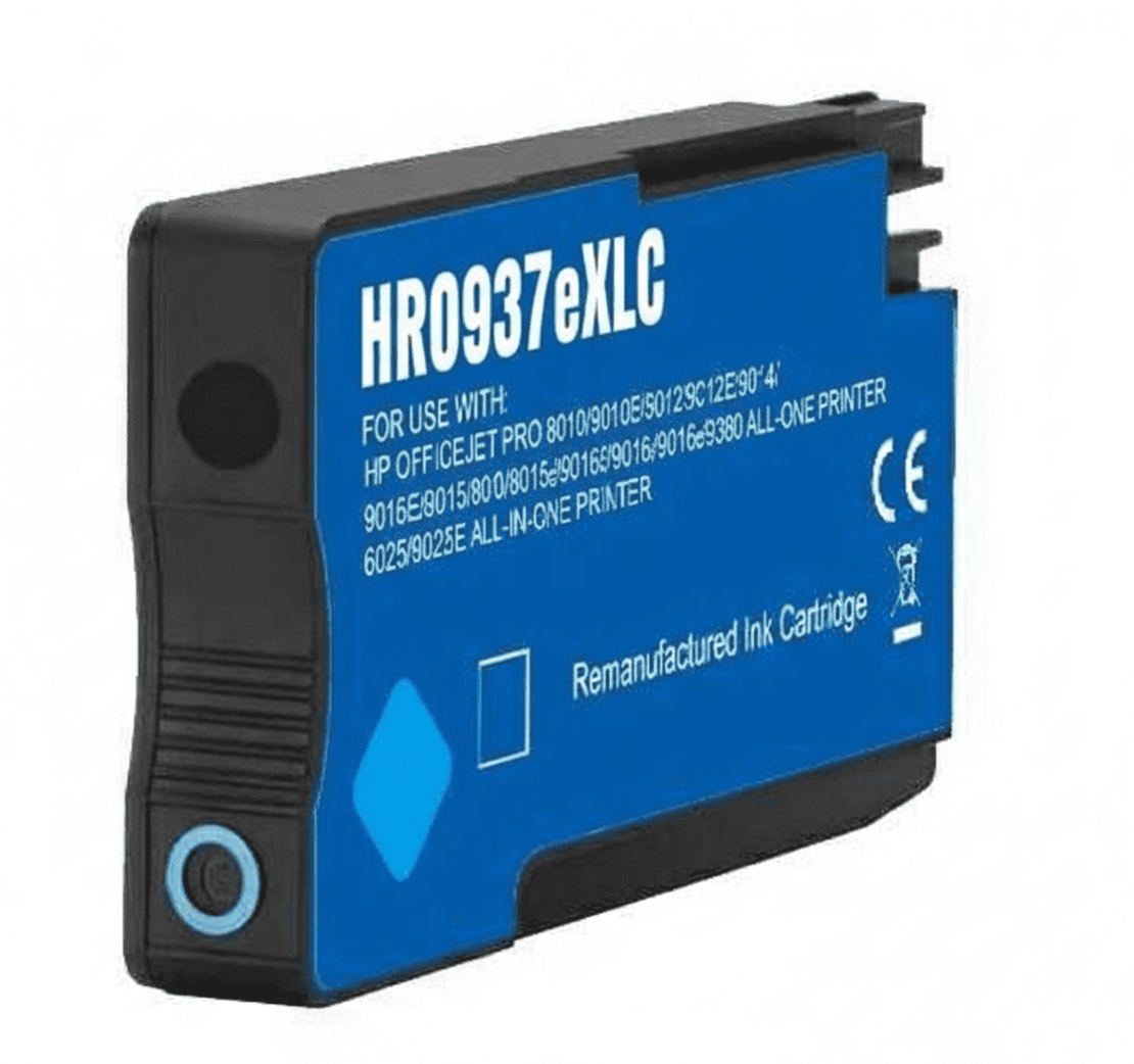 ראש דיו כחול תואם Hp 937e C