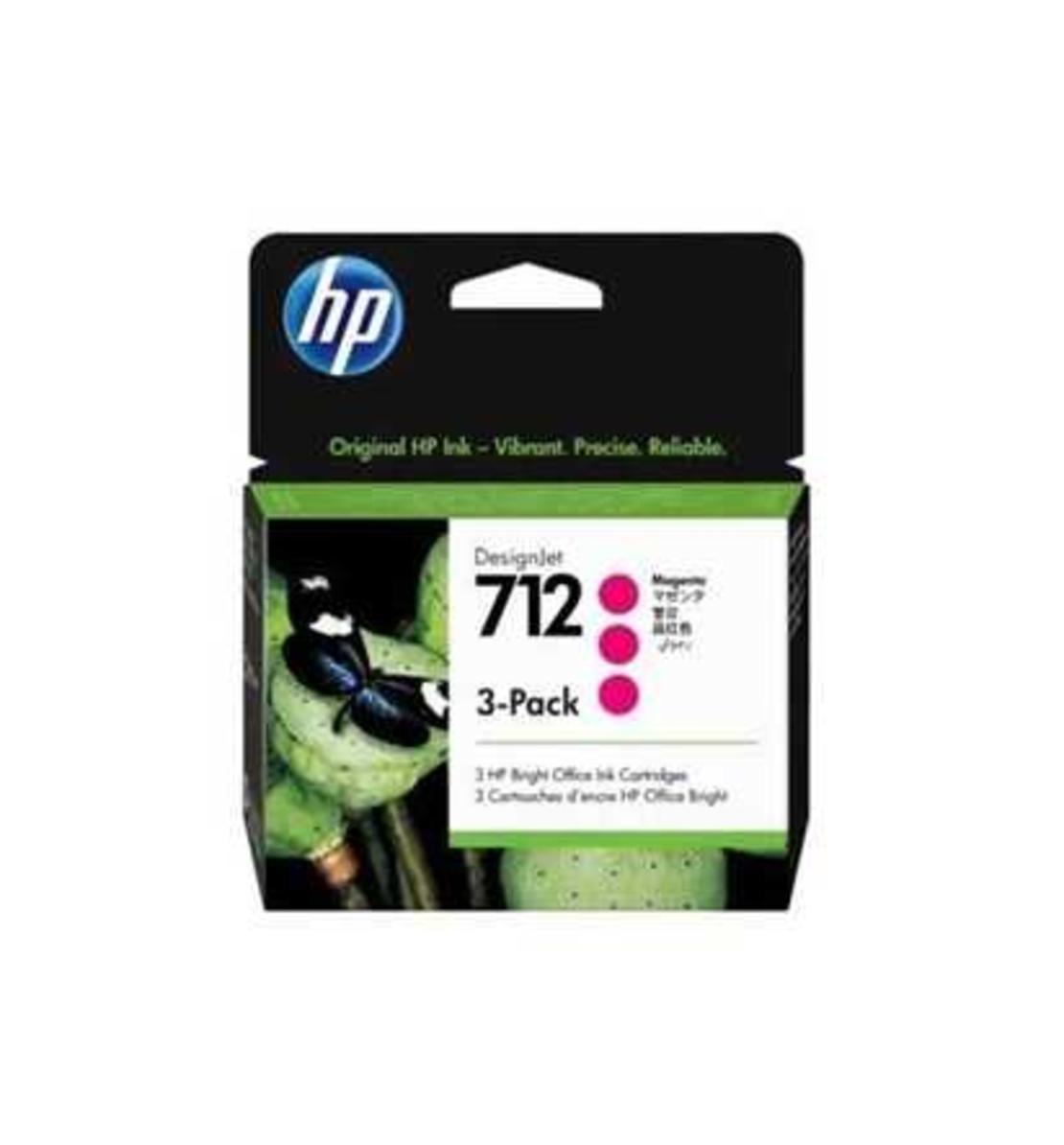 מחסנית דיו אדום מג’נטה HP 712 3ED68A (3*29ml)